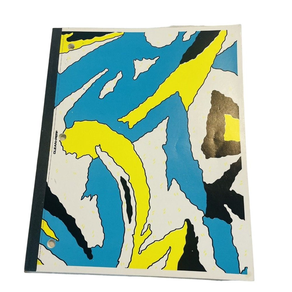 Vintage Union Camp 3 Hole Signature Collection Wireless Wide Rule Paper Notebook